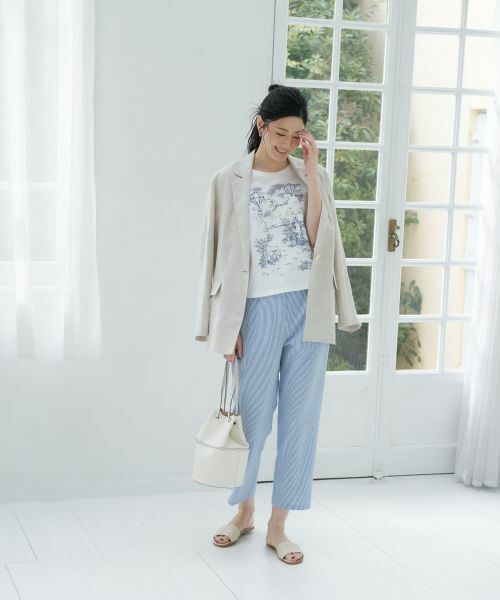 CARA O CRUZ / キャラ・オ・クルス テーラードジャケット | 麻のテーラードジャケット | 詳細15