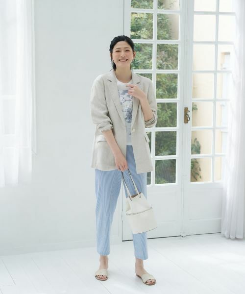 CARA O CRUZ / キャラ・オ・クルス テーラードジャケット | 麻のテーラードジャケット | 詳細17