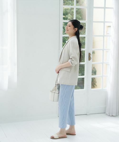 CARA O CRUZ / キャラ・オ・クルス テーラードジャケット | 麻のテーラードジャケット | 詳細19