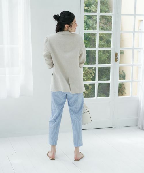 CARA O CRUZ / キャラ・オ・クルス テーラードジャケット | 麻のテーラードジャケット | 詳細20