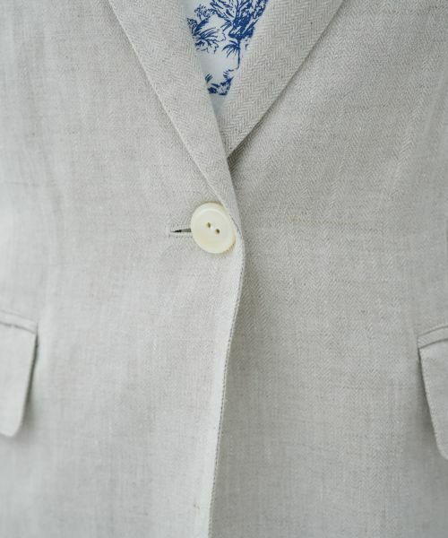 CARA O CRUZ / キャラ・オ・クルス テーラードジャケット | 麻のテーラードジャケット | 詳細25