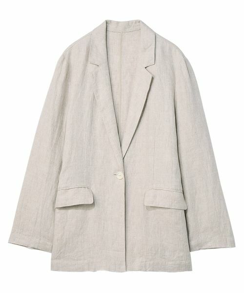 CARA O CRUZ / キャラ・オ・クルス テーラードジャケット | 麻のテーラードジャケット | 詳細29