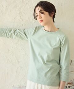 CARA O CRUZ / キャラ・オ・クルス カットソー | ロゴ刺繍クルーネックカットソー