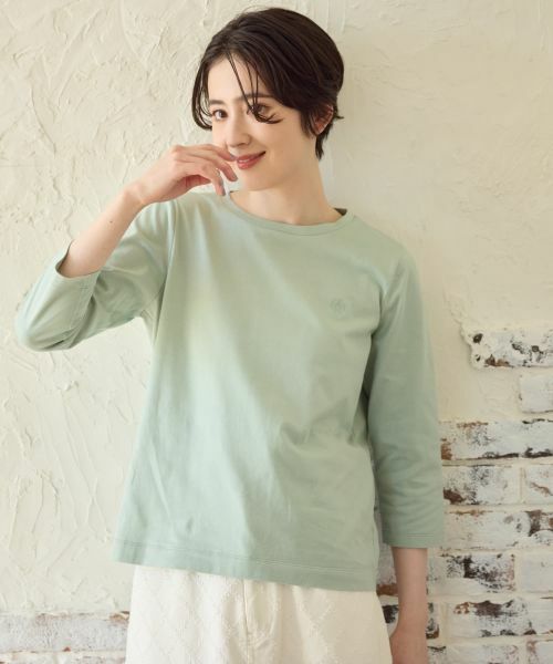 CARA O CRUZ / キャラ・オ・クルス カットソー | ロゴ刺繍クルーネックカットソー | 詳細11