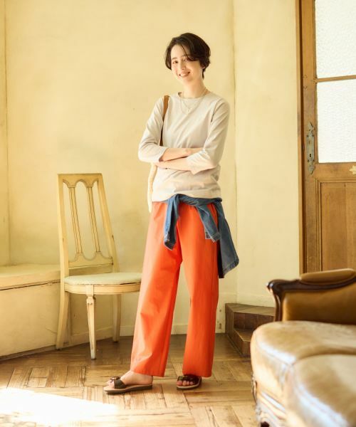 CARA O CRUZ / キャラ・オ・クルス カットソー | ロゴ刺繍クルーネックカットソー | 詳細19