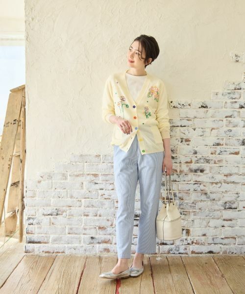 CARA O CRUZ / キャラ・オ・クルス カットソー | ロゴ刺繍クルーネックカットソー | 詳細22