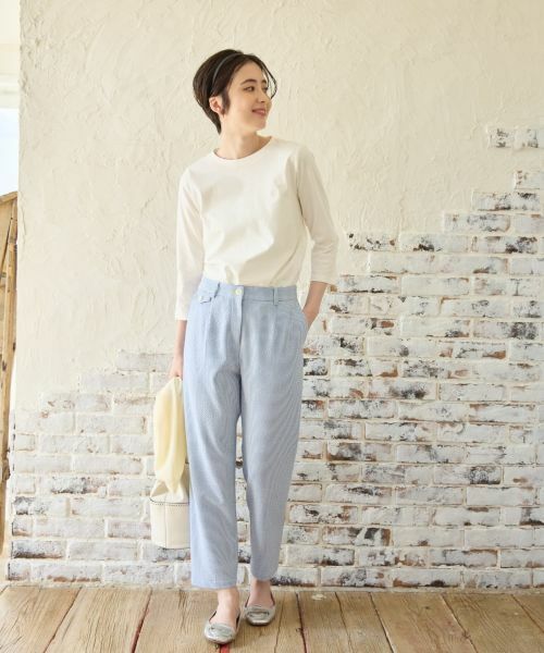 CARA O CRUZ / キャラ・オ・クルス カットソー | ロゴ刺繍クルーネックカットソー | 詳細23