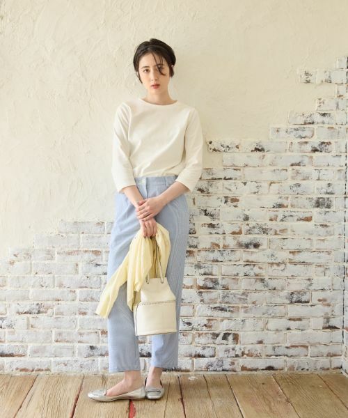 CARA O CRUZ / キャラ・オ・クルス カットソー | ロゴ刺繍クルーネックカットソー | 詳細24