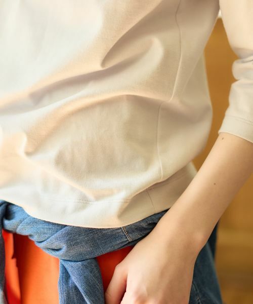 CARA O CRUZ / キャラ・オ・クルス カットソー | ロゴ刺繍クルーネックカットソー | 詳細30