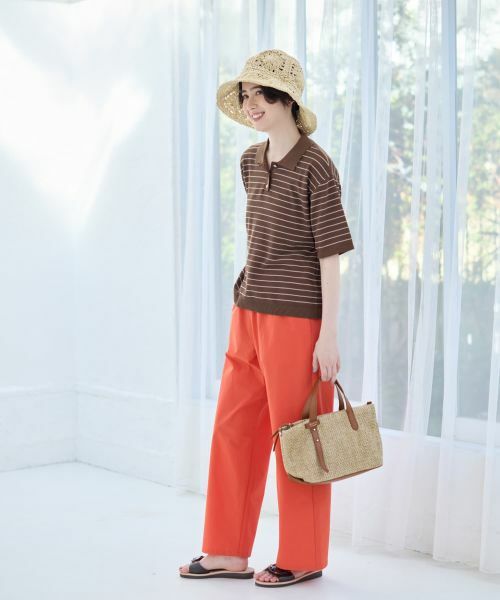 CARA O CRUZ / キャラ・オ・クルス ポロシャツ | ナローボーダーニットポロシャツ | 詳細10