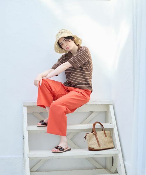 CARA O CRUZ / キャラ・オ・クルス ポロシャツ | ナローボーダーニットポロシャツ | 詳細13