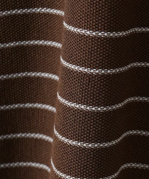 CARA O CRUZ / キャラ・オ・クルス ポロシャツ | ナローボーダーニットポロシャツ | 詳細26