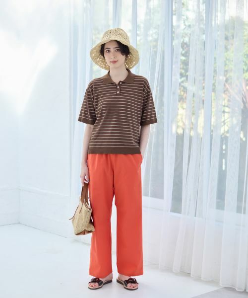 CARA O CRUZ / キャラ・オ・クルス ポロシャツ | ナローボーダーニットポロシャツ | 詳細7