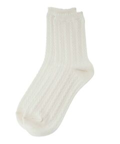 CARA O CRUZ / キャラ・オ・クルス ソックス | 透かしケーブル編みソックス