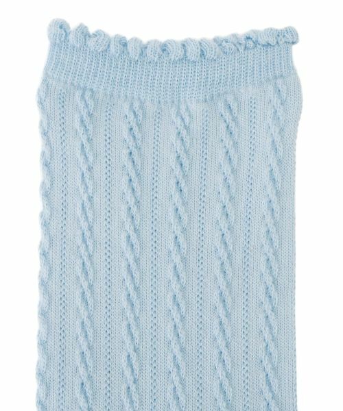 CARA O CRUZ / キャラ・オ・クルス ソックス | 透かしケーブル編みソックス | 詳細14