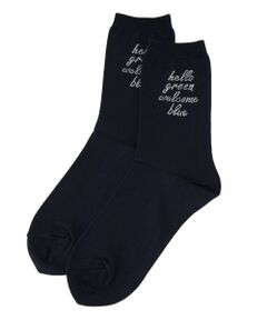 CARA O CRUZ / キャラ・オ・クルス ソックス | メッセージ刺繍クルーソックス