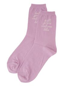 CARA O CRUZ / キャラ・オ・クルス ソックス | メッセージ刺繍クルーソックス