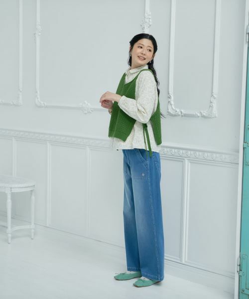 CARA O CRUZ / キャラ・オ・クルス その他小物 | Vネックのニットベスト | 詳細17