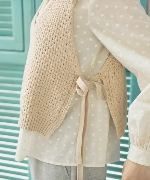 CARA O CRUZ / キャラ・オ・クルス その他小物 | Vネックのニットベスト | 詳細25