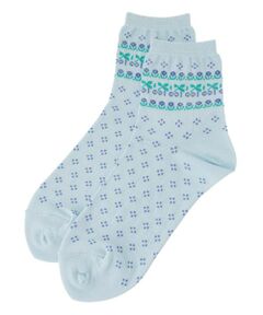 CARA O CRUZ / キャラ・オ・クルス ソックス | ボタニカル柄ショートソックス