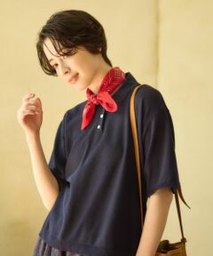 CARA O CRUZ / キャラ・オ・クルス ポロシャツ | スカラップ襟ニットポロシャツ