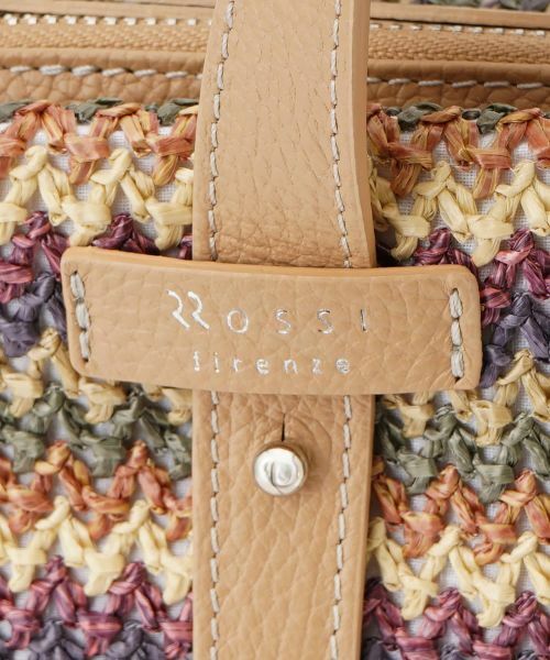 CARA O CRUZ / キャラ・オ・クルス ハンドバッグ | マルチボーダー雑材バッグ【ROSSI】 | 詳細8