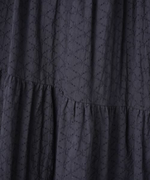 CARA O CRUZ / キャラ・オ・クルス ミニ・ひざ丈スカート | アイレットティアードスカート | 詳細4