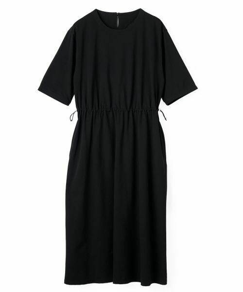 CARA O CRUZ / キャラ・オ・クルス ドレス | クルーネックフレアワンピース（ブラック）