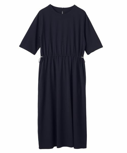 CARA O CRUZ / キャラ・オ・クルス ドレス | クルーネックフレアワンピース（ネイビー）