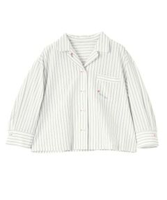 CARA O CRUZ / キャラ・オ・クルス シャツ・ブラウス | ストライプオープンカラーシャツ