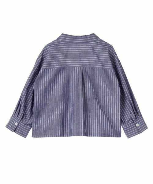 CARA O CRUZ / キャラ・オ・クルス シャツ・ブラウス | ストライプオープンカラーシャツ | 詳細2