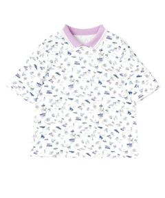 CARA O CRUZ / キャラ・オ・クルス カットソー | 【接触冷感】洗える 風景画ポロシャツ【産地ナブル】