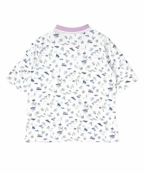 CARA O CRUZ / キャラ・オ・クルス カットソー | 【接触冷感】洗える 風景画ポロシャツ【産地ナブル】 | 詳細1