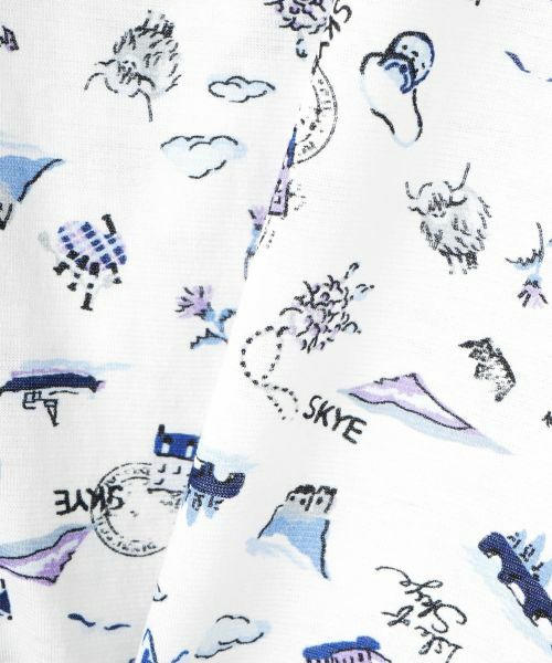 CARA O CRUZ / キャラ・オ・クルス カットソー | 【接触冷感】洗える 風景画ポロシャツ【産地ナブル】 | 詳細4