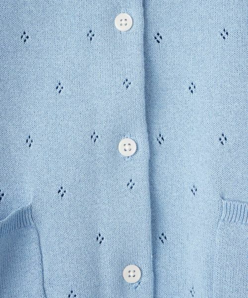 CARA O CRUZ / キャラ・オ・クルス カーディガン・ボレロ | レース襟パンチング柄カーディガン【CoC by CARA O CRUZ】 | 詳細6