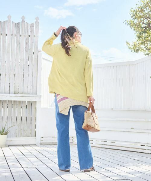 CARA O CRUZ / キャラ・オ・クルス デニムパンツ | 【ストレッチ】花刺繍ウォッシュデニムパンツ | 詳細12