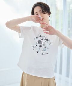 【接触冷感】レインモチーフTシャツ
