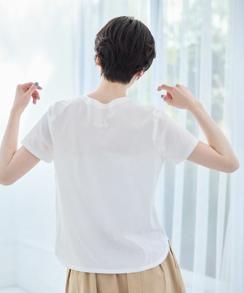 CARA O CRUZ / キャラ・オ・クルス カットソー | 【接触冷感】レインモチーフTシャツ | 詳細10