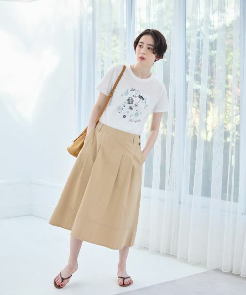 CARA O CRUZ / キャラ・オ・クルス カットソー | 【接触冷感】レインモチーフTシャツ | 詳細17