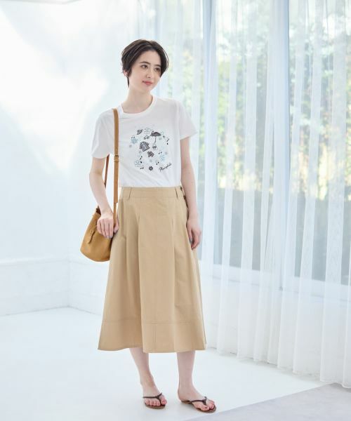 CARA O CRUZ / キャラ・オ・クルス カットソー | 【接触冷感】レインモチーフTシャツ | 詳細19