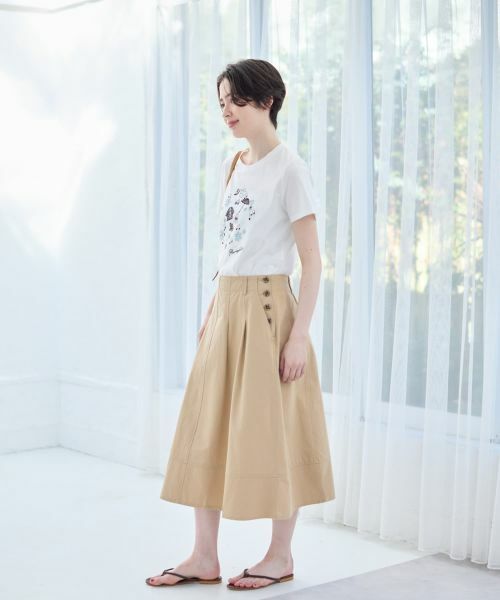 CARA O CRUZ / キャラ・オ・クルス カットソー | 【接触冷感】レインモチーフTシャツ | 詳細21