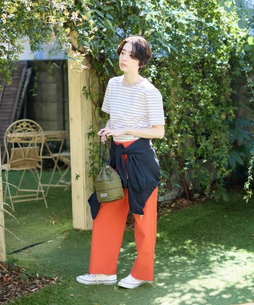 CARA O CRUZ / キャラ・オ・クルス Tシャツ | 接触冷感 洗える ボーダーTシャツ【CoC by CARA O CRUZ】 | 詳細11