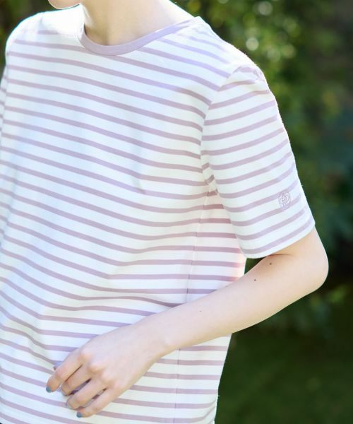 CARA O CRUZ / キャラ・オ・クルス Tシャツ | 接触冷感 洗える ボーダーTシャツ【CoC by CARA O CRUZ】 | 詳細15