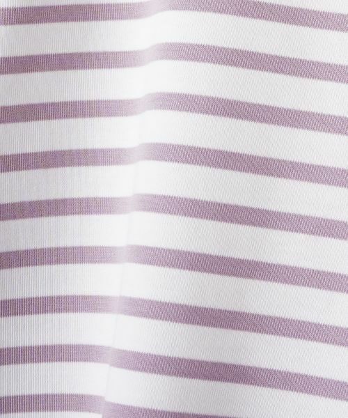 CARA O CRUZ / キャラ・オ・クルス Tシャツ | 接触冷感 洗える ボーダーTシャツ【CoC by CARA O CRUZ】 | 詳細24