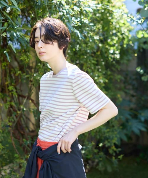 CARA O CRUZ / キャラ・オ・クルス Tシャツ | 接触冷感 洗える ボーダーTシャツ【CoC by CARA O CRUZ】 | 詳細3