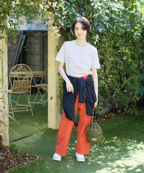 CARA O CRUZ / キャラ・オ・クルス Tシャツ | 接触冷感 洗える ボーダーTシャツ【CoC by CARA O CRUZ】 | 詳細8