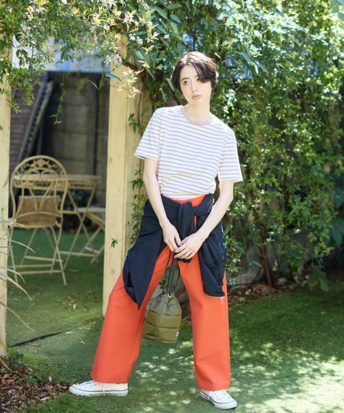 CARA O CRUZ / キャラ・オ・クルス Tシャツ | 接触冷感 洗える ボーダーTシャツ【CoC by CARA O CRUZ】 | 詳細9