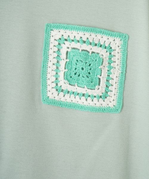 CARA O CRUZ / キャラ・オ・クルス Tシャツ | 【接触冷感】グラニースクエア風Tシャツ【CoC by CARA O CRUZ】 | 詳細2