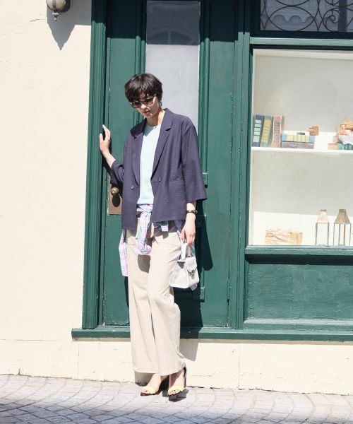 CARA O CRUZ / キャラ・オ・クルス テーラードジャケット | 【撥水】ダブルブレストジャケット | 詳細22