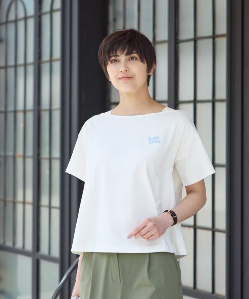 CARA O CRUZ / キャラ・オ・クルス Tシャツ | 【UVケア 吸水速乾 洗える】 胸刺繍Tシャツ | 詳細1
